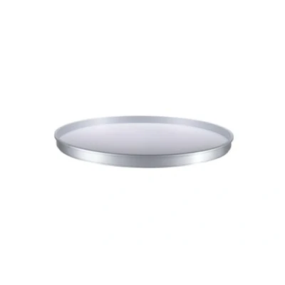 Abbildung von Kartell 4959SI Abschlußplatte für Baukastenelement Componibili rund undurchsichtig Durchmesser 42 x 2,9 cm ABS, silber