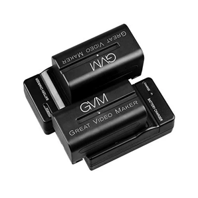 Abbildung von GVM BC 750/770 Akku und Ladegerät 4400mAh für F975, 960, F950, F930, F770, F750, F550, DCR, DSR, HDR, FDR, HVR, HVL LED Video Licht