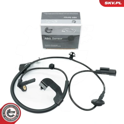 Abbildung von ESEN SKV 06SKV434 ABS Sensor vorne rechts 2 860 930 schwarz Kunststoff JEEP: Compass, Patriot, DODGE: Caliber Schrägheck