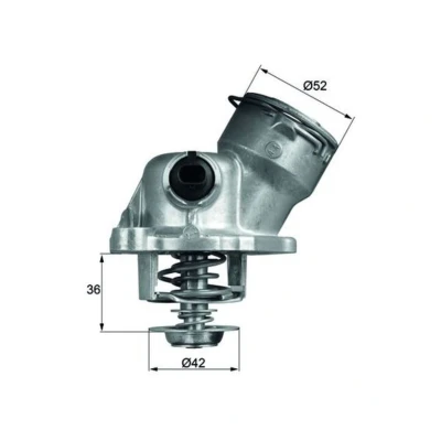 Abbildung von MAHLE ORIGINAL TM 29 100D Kühlwasserthermostat 100 mit Dichtung MERCEDES BENZ: E Klasse T modell, Coupe, Limousine