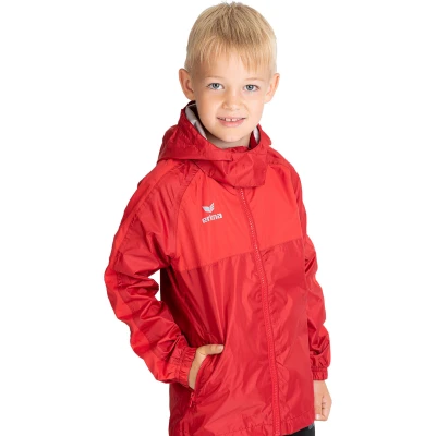 Abbildung von Erima Team Allwetterjacke Kids Dunkel rot, 164 Kinder