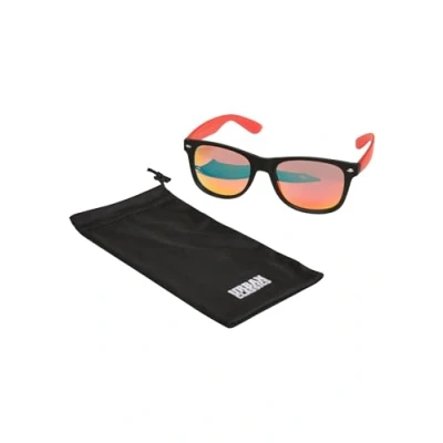 Abbildung von Urban Classics Likoma Mirror UC Sonnenbrille, Größe: One Size, Black red