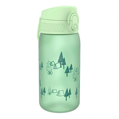 Abbildung von Ion8 Auslaufsichere Wasserflasche für Kinder, BPA frei, Camping, 350ml (12oz)
