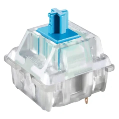 Abbildung von Packung mit Cherry MX Tastenschaltern für Mechanische Tastaturen Plate Mounted Switches MX1AE1NA (Cherry RGB Blue, 90 Stück)