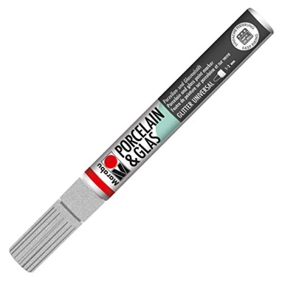 Abbildung von Porcelain painter 1 2 mm Safier glitter