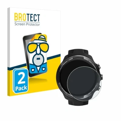 Abbildung von BROTECT Entspiegelungs Schutzfolie für Suunto 9 (2 Stück) Matte Displayschutz Folie, Anti Reflex, Fingerprint
