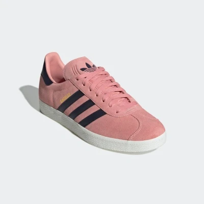 Abbildung von adidas Originals Gazelle Unisex Sneaker low, Größe: 42 2/3, Glow pink/aurora black/core white Veloursleder