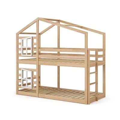 Abbildung von VitaliSpa Etagenbett Maja, Braun, 90x200 cm