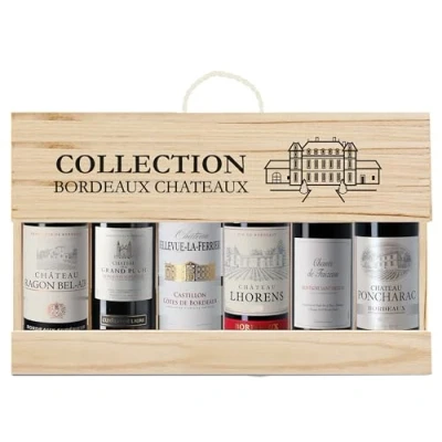 Abbildung von Collection Bordeaux Geschenkset mit 6 Rotweinen aus in einer Geschenkverpackung Holz (6 x 0,375l)