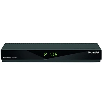 Abbildung von TechniSat TECHNISTAR K4 ISIO, schwarz AC3 Dolby Digital bitstream out SAT Receiver (1 Ethernet 100 MBit/s (RJ 45), App Steuerung)