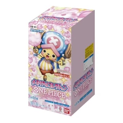 Abbildung von BANDAI NAMCO Sammelkarte One Piece Memorial Collection EB 01 Display japanisch