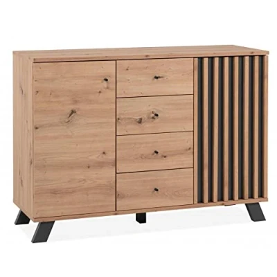 Abbildung von Finori Kommode in Artisan Oak / Anthrazit (BxHxT: 118x85x45 cm)