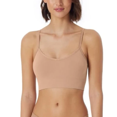 Abbildung von Schiesser Damen Bustier Mit Removable Pads Nahtlos Casual Seamless Sport BH, Maple_181102, M EU