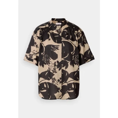Abbildung von Marc O&#039;Polo Feminine FIT Stand UP Collar Print Hemdbluse, Damen, Größe: 34, Multi