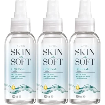 Abbildung von Skin so Soft Original Dry Oil Spray mit Jojoba, 150 ml, 3 Stück