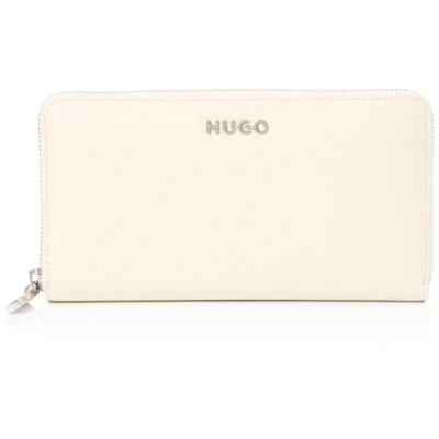 Abbildung von HUGO Chris Ziparound Geldbörse, Damen, Größe: One Size, Open white