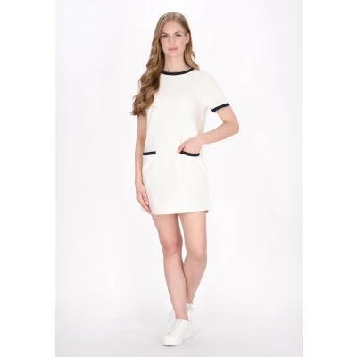 Abbildung von Dreimaster Strickkleid, Damen, Größe: 34, Offwhite