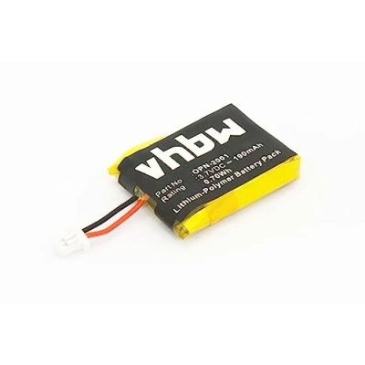 Abbildung von vhbw Li Polymer Akku 190mAh (3.7V) kompatibel mit Hand Scanner Daten Sammler Opticon OPN 2001, 2002, 2003, 2004, 2005, 2006 Ersatz für 2001.