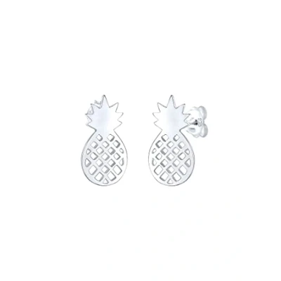 Abbildung von Elli Ohrringe Damen Ohrstecker Ananas Verspielt aus 925 Sterling Silber