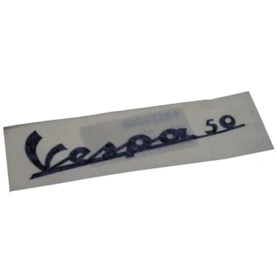 Abbildung von 2EXTREME Schriftzug Aufkleber Sticker für Beinschild kompatibel Vespa 50&quot; schwarz 130x35mm