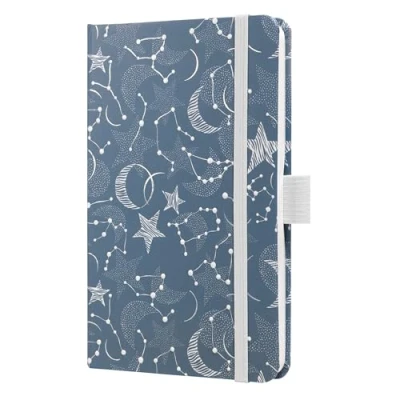 Abbildung von SIGEL J5348 Wochenkalender Jolie 2025, Cosmic Fantasy Blue, ca. A6, Hardcover, Gummiband, Stiftschlaufe, Einstecktasche, 174 Seiten, vegan, aus nachhaltigem Papier, Terminplaner