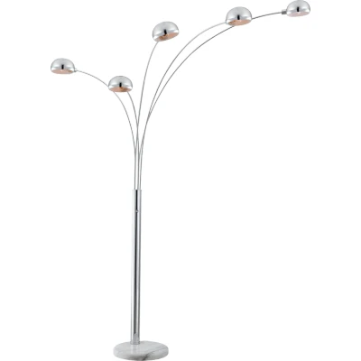 Abbildung von Globo Stehlampe Wohnzimmer Stehleuchte Leselampe 5 flammig Schlafzimmer