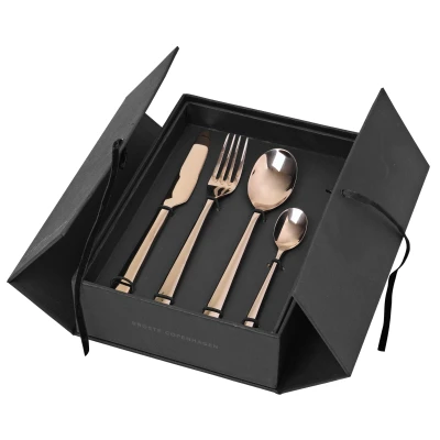 Abbildung von Broste Copenhagen HUNE Besteckset titanium espresso 16tlg.
