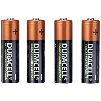 Abbildung von Duracell StayCharged 2400mAh AA Rechargeable Batteries 4 Pack