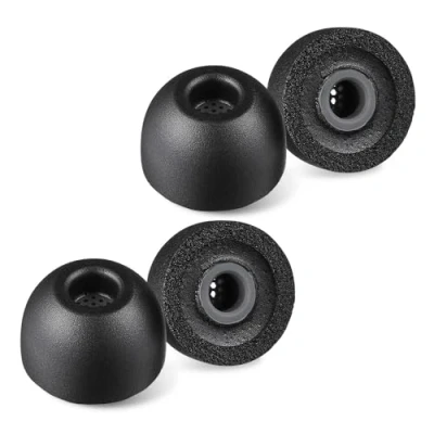 Abbildung von AZLA Foamax Standard (L) Schaumstoff Ohrhörerspitzen, Memory Schaum Ohrstöpsel, Ohrstöpsel für kabellose Kopfhörer, Geräuschunterdrückung, Ersatzspitzen kompatibel mit Sony, Beats, Samsung,