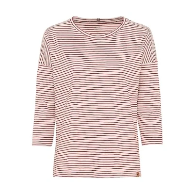 Abbildung von camel active MIT 3/4ARM AUS Organic Langarmshirt, Damen, Größe: Small, Rosewood