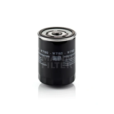 Abbildung von MANN FILTER W 718/2 Ölfilter 3/4 16 UNF mit einem Rücklaufsperrventil Anschraubfilter FIAT: Ducato I Kastenwagen, II Bus