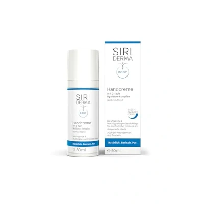 Abbildung von SIRIDERMA Basische Handcreme leicht duftend 50 ml Vegane für raue und strapazierte Hände