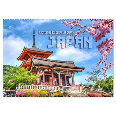 Abbildung von Exotische Bilderreise durch Japan (Wandkalender 2025 DIN A2 quer), CALVENDO Monatskalender