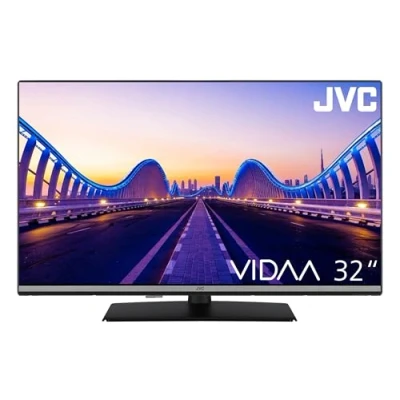 Abbildung von JVC Fernseher 32 Zoll Smart TV VIDAA LT 32VDF5455 Full HD Fernseher, HDR mit integriertem Triple Tuner, LED schwarz