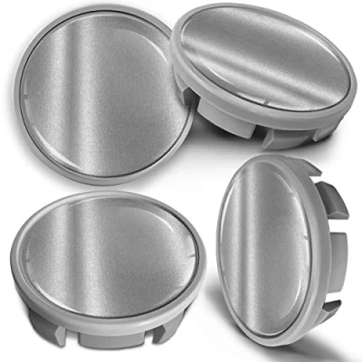 Abbildung von SkinoEu 4 x 65mm Nabendeckel Felgendeckel Radnabenabdeckung Nabenkappen Felgenkappen Radkappen Alufelgen Kompatibel mit VW 3B7 601 171 / 6U7 Silber CVS 8