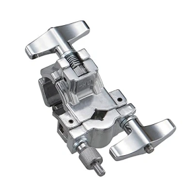 Abbildung von Fame MCR 1 Standard Rack Clamp, Stabile Verchromte Klammer, Ideal für Drums und L Stück Befestigung, Perfekt Ausgefallene Setups, 3 Jahre Garantie