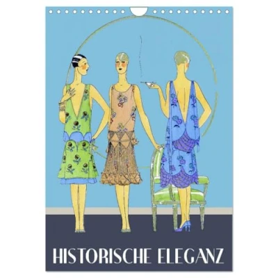 Abbildung von Historische Eleganz (Wandkalender 2025 DIN A4 hoch), CALVENDO Monatskalender