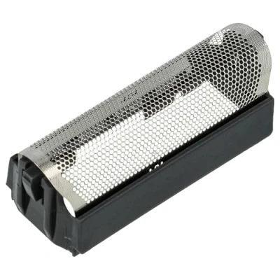 Abbildung von vhbw Scherfolie kompatibel mit Braun System 1, 2, 3 Elektrorasierer + Rahmen, schwarz/silber