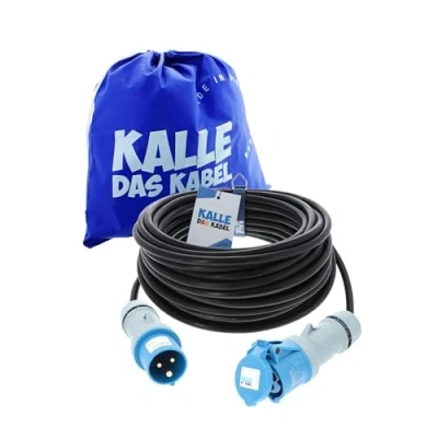 Abbildung von CEE Verlängerungskabel Campingkabel Wohnmobil KABEL Caravan Leitung H07RN F 3G 2,5mm² 40 Meter von KALLE DAS