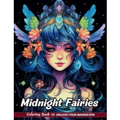 Abbildung von Midnight Fairies Coloring Book: Nocturnal Sprites for Dark Fantasy
