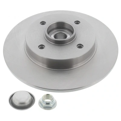 Abbildung von MAPCO 15329 Bremsscheibe Hinterachse 249 9 4 voll mit Radlagersatz, ABS Sensorring PEUGEOT: 307 CC, Schrägheck, 207 SW