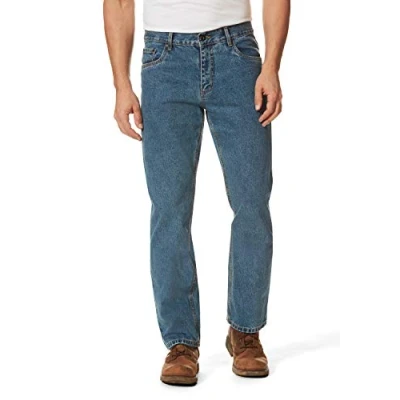 Abbildung von HERO by John Medoox 5 Pocket Jeans Denver Regular Straight Stretch Herrenjeans Fit Casual Clean Wash Denim / für Herren
