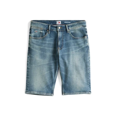 Abbildung von Tommy Jeans Herren Ronnie Bi5154 Dm0dm20948 Shorts Mit 5 Taschen, Denim (Denim Dark), 28W EU