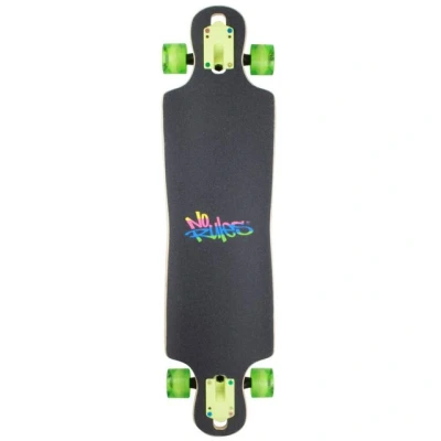 Abbildung von Muuwmi Longboard Compact ABEC 7 Neon, mit Leuchtrollen