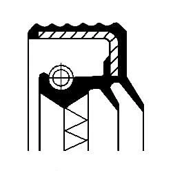 Abbildung von Wellendichtring, Differential CORTECO 20033485B
