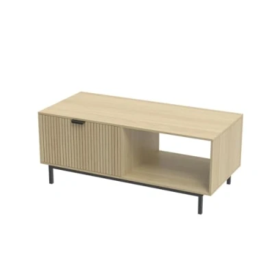 Abbildung von Vicco Couchtisch Lennox, Eiche, 110 x 45 cm
