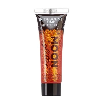 Abbildung von Moon Glitter Gel mit schillerndem feinem 12ml Kirschrot Glitzer Gesichtsfarbe