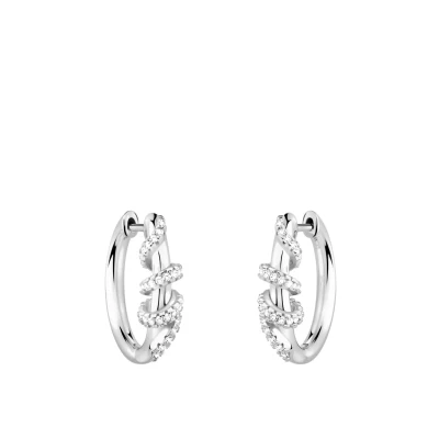 Abbildung von Sofia Milani Zirconia Ohrringe, Damen, Größe: One Size, Silver coloured