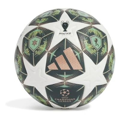 Abbildung von adidas Performance UEFA Champions League PRO Unisex Fußball, Größe: 5, White/shadow green/solar slime