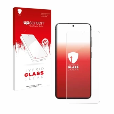 Abbildung von upscreen Schutzglas für Samsung Galaxy S24 Schutzfolie, Glas Folie [Klar, 9H Panzerschutz, Anti Fingerprint]
